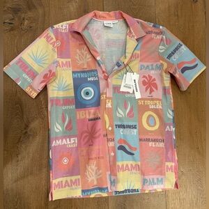 Zara - NWT Assouline Button Down Shirt Size Small